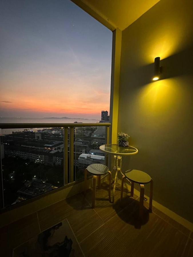 شقة The Riviera Jomtien Studio Sea View High Floor المظهر الخارجي الصورة