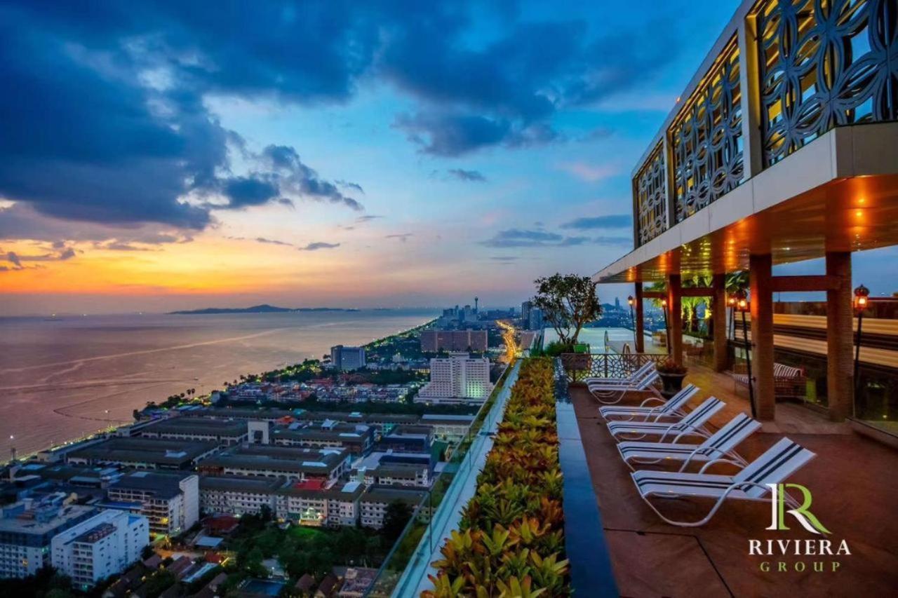 شقة The Riviera Jomtien Studio Sea View High Floor المظهر الخارجي الصورة